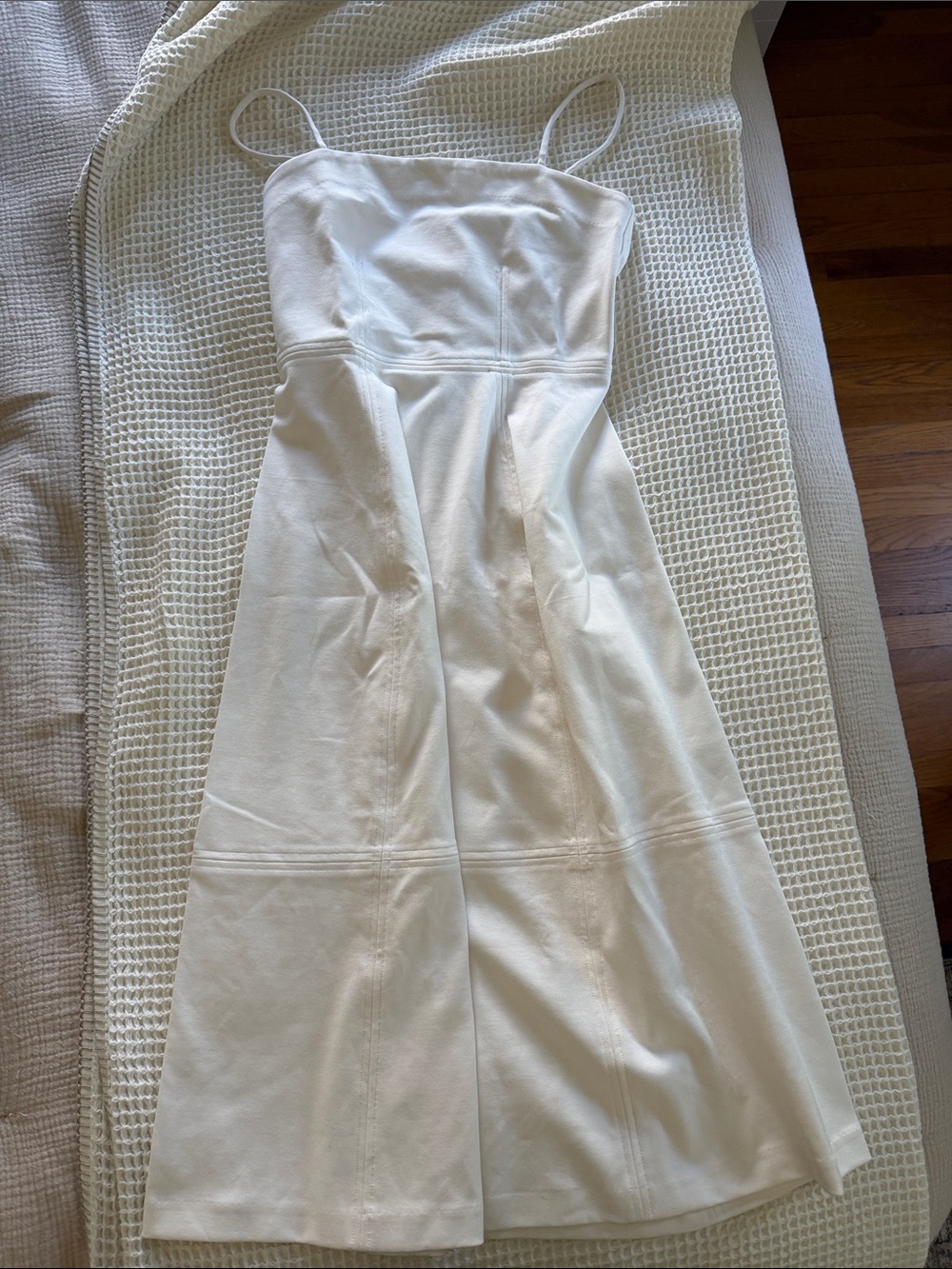 Everlane Cream Structured A Line Dress